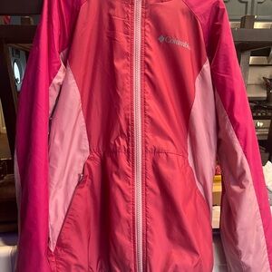 Columbia Kids Two-Tone Pink Raincoat